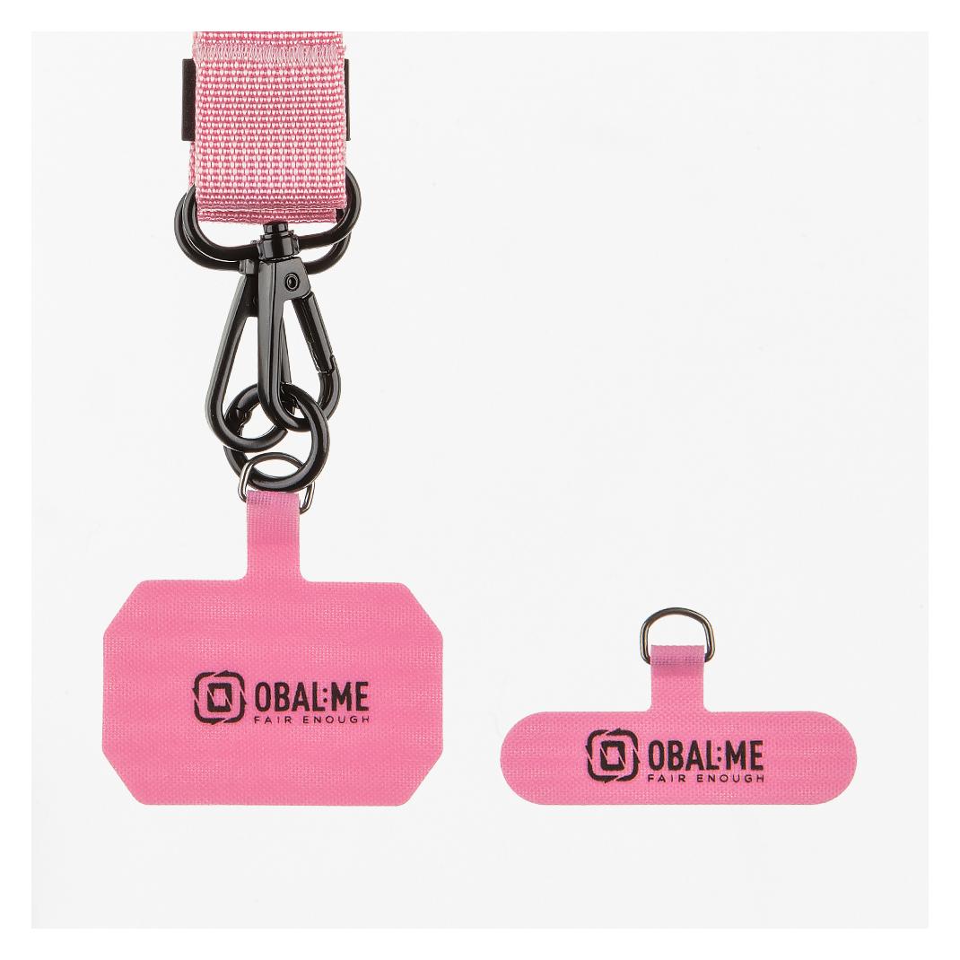 Obal:Me NeckTag Ribbon Phone Strap Pink (57983126810)