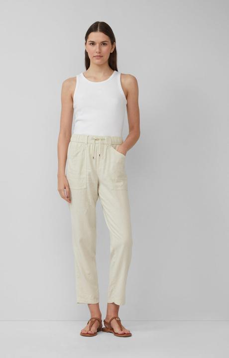 Actual product image S.Oliver Hose Leinenmix-Hose im Relaxed Fit mit Elastikbund (48)
