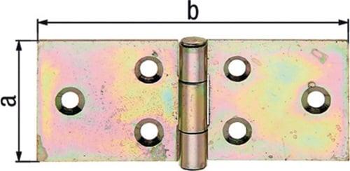 Immagine prodotto GAH Cinghie da tavolo Alberts zincate 160 mm (20 pz.)