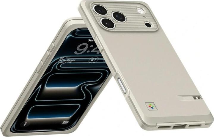 Produktbild Spigen - Classic LS MagFit (ACS10479) - iPhone 17 Pro - Stone (Apple iPhone 17 Pro)