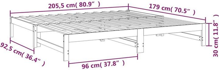 Image du produit vidaXL Tagesbett (90 x 200 cm)