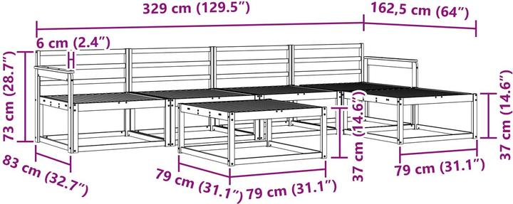 Produktbild vidaXL Sofa Set