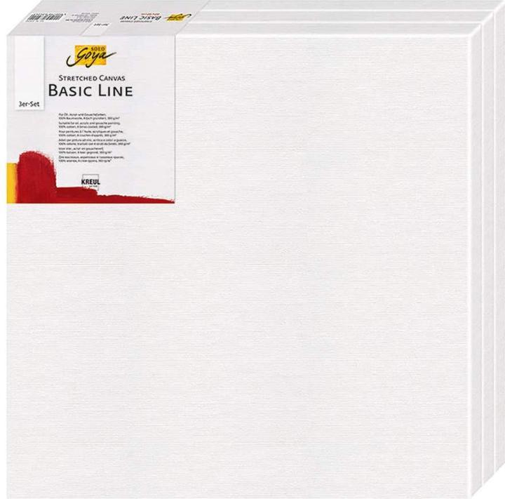 Actual product image Kreul Stretcher frame set SOLO Goya BASIC LINE, 300 x 300 mm (30 x 30 cm)