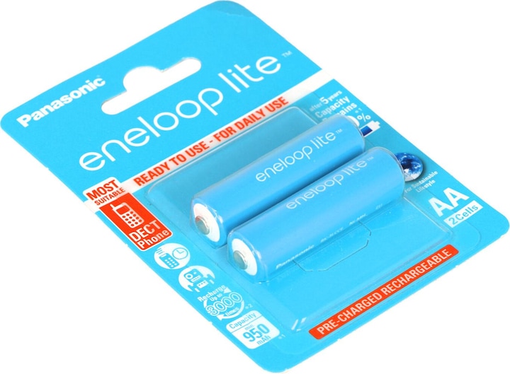 Immagine prodotto Panasonic eneloop lite (2 pz., AA, 950 mAh)