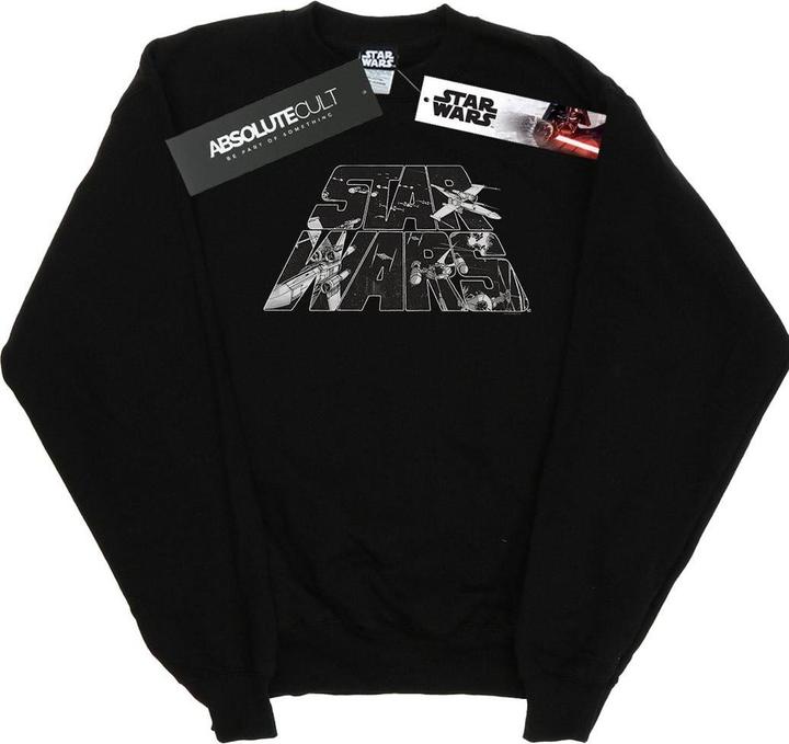 Star Wars Logo Space Sketch Sweatshirt (S)