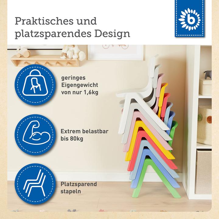 Produktbild Bieco Stuhl Blau (Kinderstuhl)