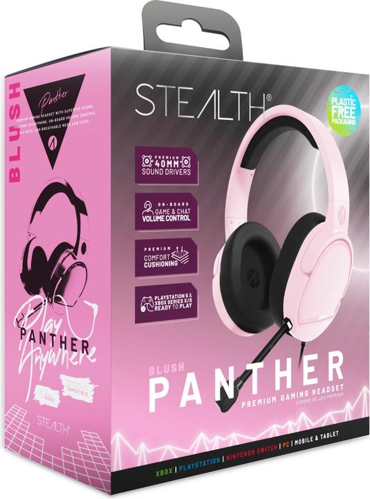 Produktbild Stealth PANTHER Premium Gaming Headset (Multi Format) Blush (Kabelgebunden)