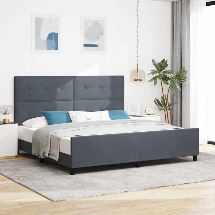 Actual product image vidaXL Modernes Bett (200 x 200 cm)
