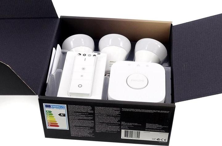 Produktbild Philips Hue White Starter Kit (E27, 9 W, 806 lm, 2 x, F)