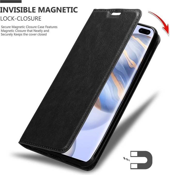 Actual product image Cadorabo Book Invisible Magnet Cover (Honor 30 Pro)