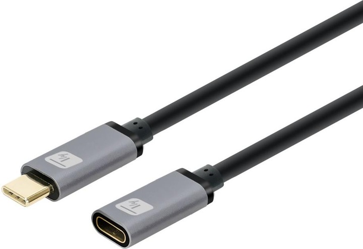 Image du produit Techly USB 3.2 Gen 2 USB-C M/F E-Mark (1 m, USB 3.2 Gen 2)