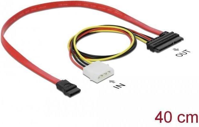 Produktbild Delock SATA All-in-One cable (50 cm, SATA)