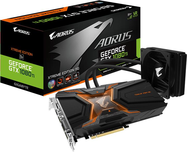 Produktbild Gigabyte GeForce GTX 1080 Ti Waterforce Xtreme Aorus (11 GB)