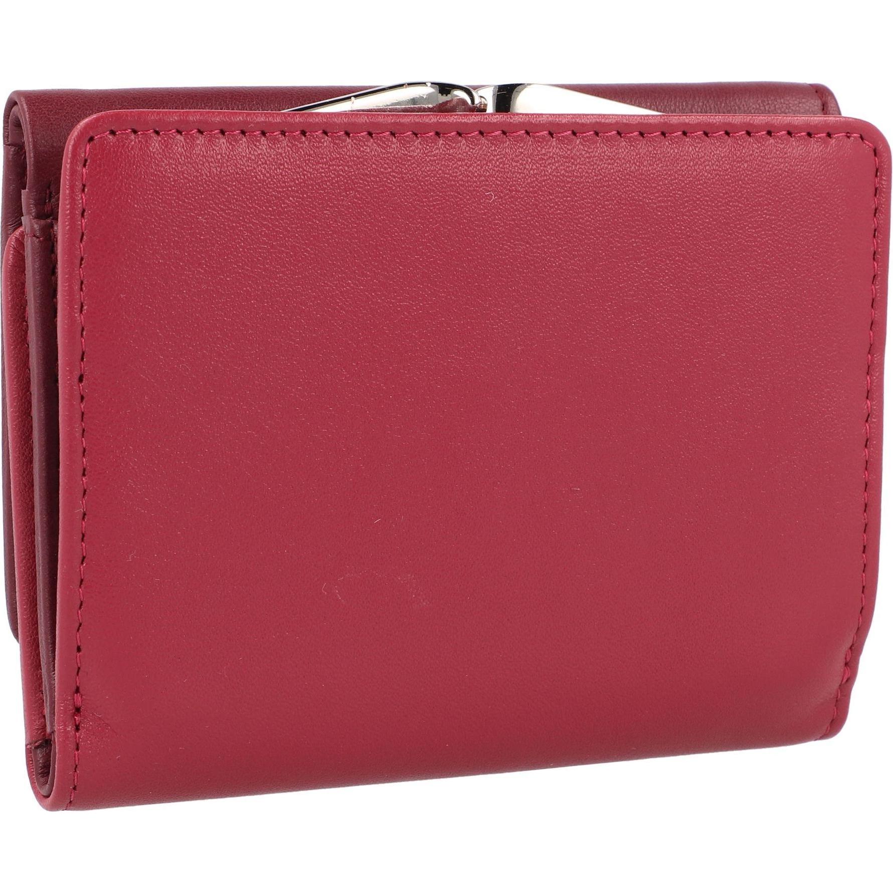 Thumbnail - Dudu, Damen, Portemonnaie, Corsica Geldbörse RFID Schutz Leder 11 cm, Rot
