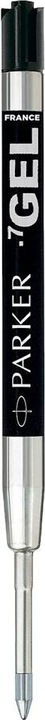 Image du produit Parker Pen Recharge gel ECO, noir, largeur de trait : M, blister de 2 encre à séchage rapide, résistante aux (Mine de gel, Noir, 0.70 mm)