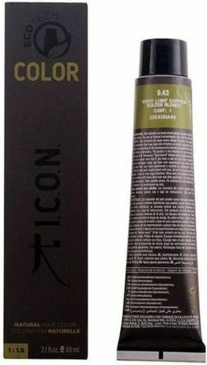 Actual product image I.C.O.N. ECOTECH COLOR #9.43 very light copper golden blonde 60 ml (9.43)
