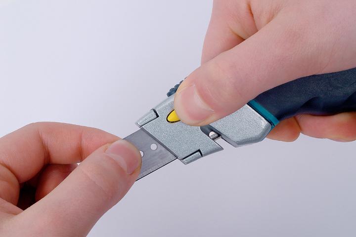 Produktbild wolfcraft 1 Schnellwechsel Profi-Messer einzKlinge (Cutter)