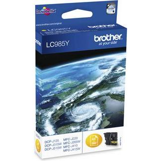 Brother, Druckerpatrone, LC985YBP - Gelb - Original - Blisterverpackung (Y)
