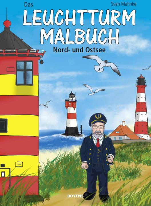 Produktbild Das Leuchtturm-Malbuch (Deutsch, Sven Mahnke, 2017)