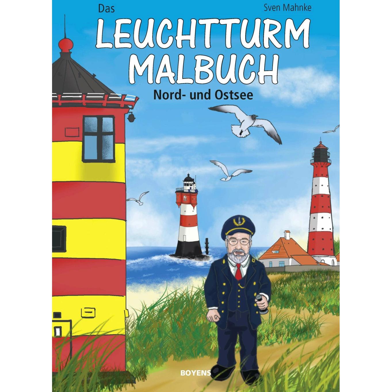 Das Leuchtturm-Malbuch, Sachbücher von Sven Mahnke