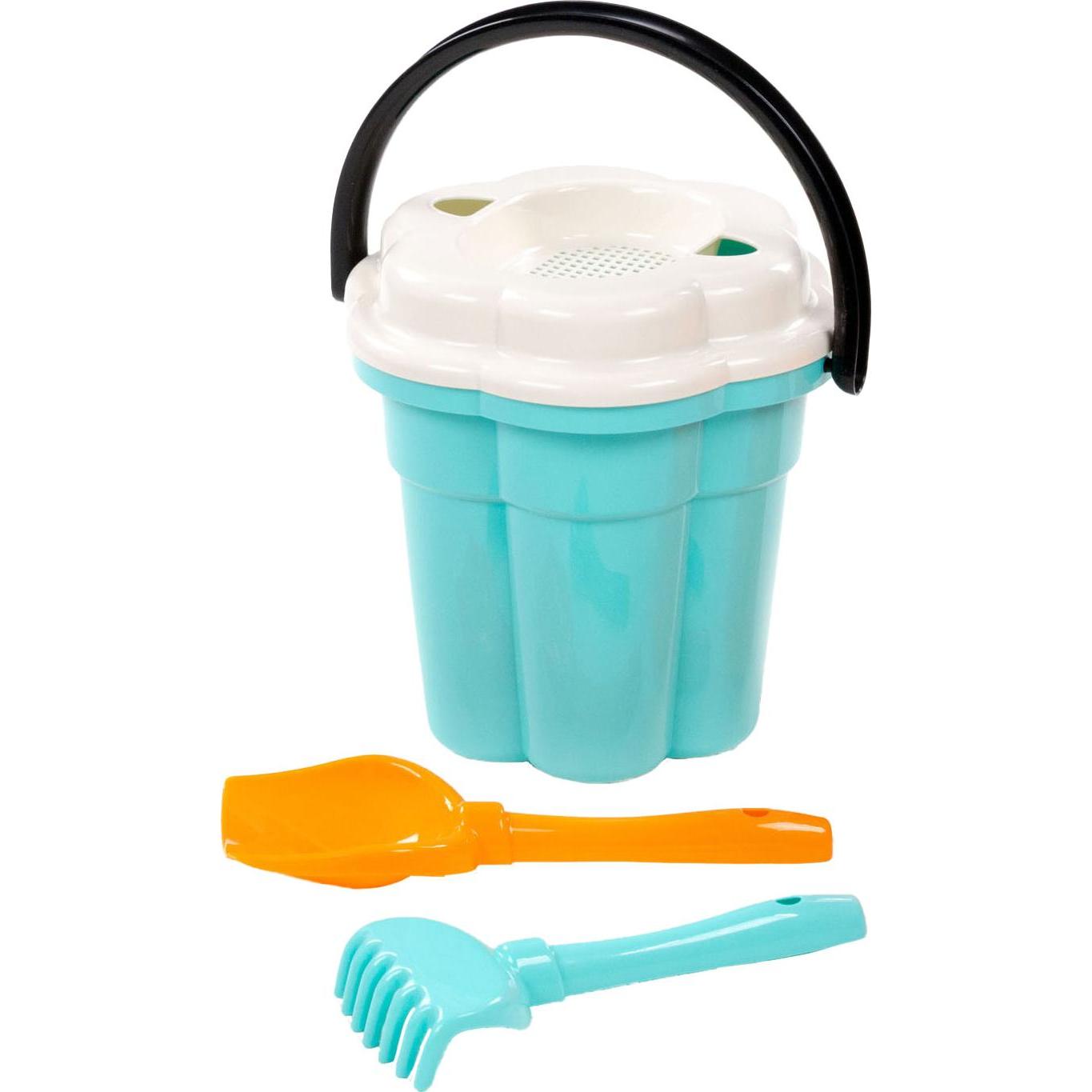 Polesie Cavallino Safari XL Classic Eimerset Blau, 4-tlg.