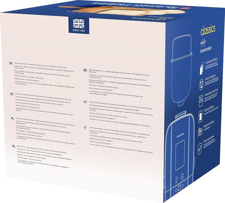 Actual product image Russell Hobbs 27260-56 Breadmaker