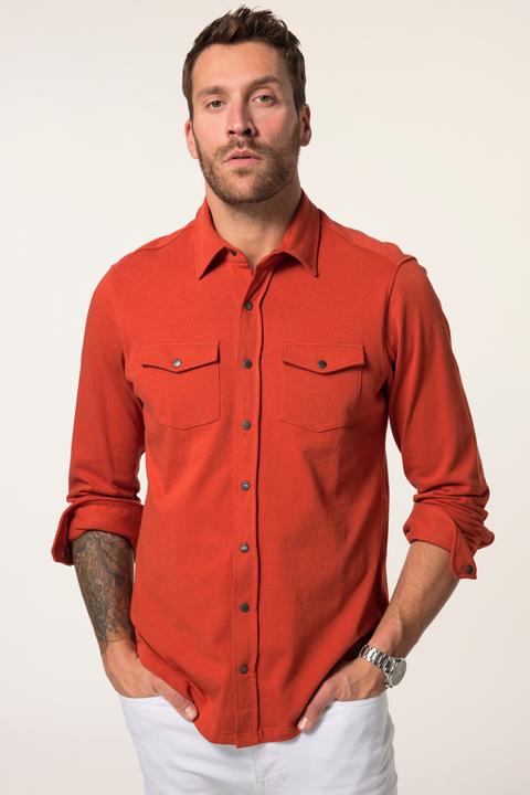 Produktbild JP1880 JP 1880 Sweathemd, Langarm, Kentkragen, Modern Basic Fit (8XL)