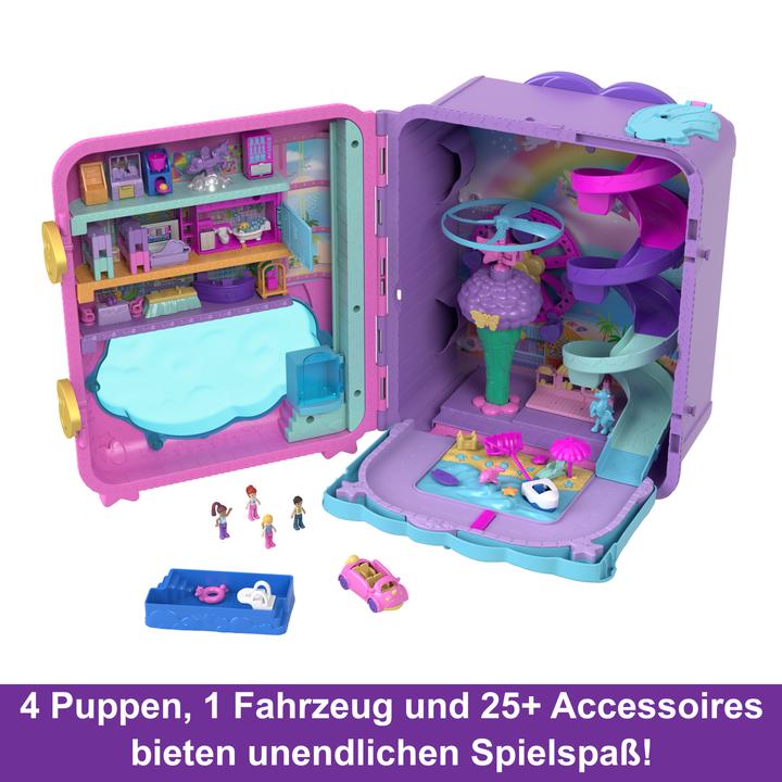 Actual product image Polly Pocket Holiday in a rolling suitcase