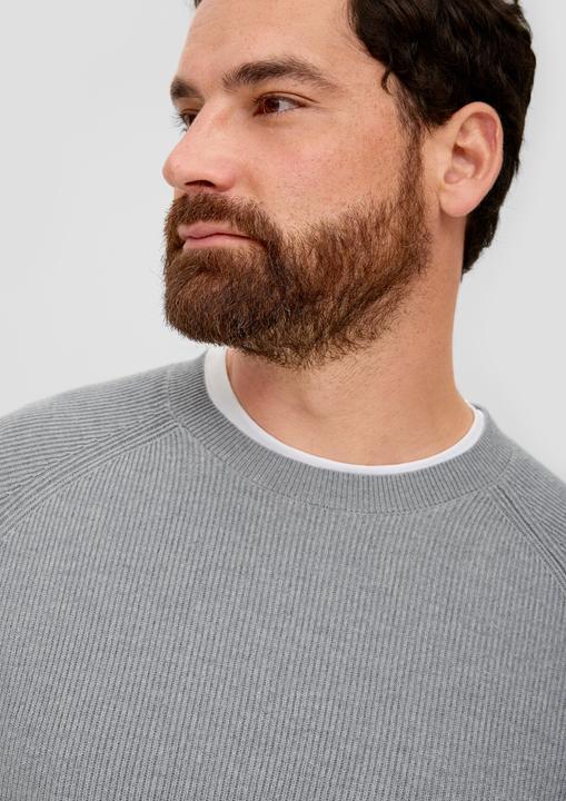 Immagine prodotto s.Oliver Strickpullover Feinstrickpullover aus Baumwolle (XXL)