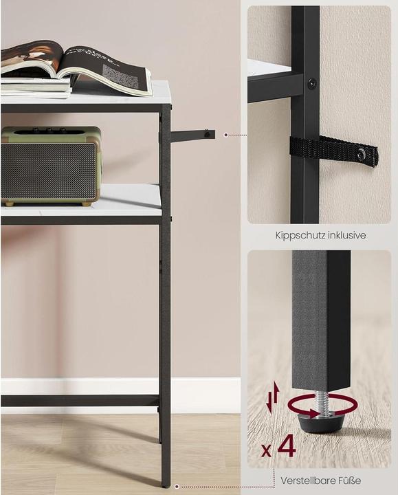 Image du produit Vasagle Table console (100 x 20 x 80.50 cm)