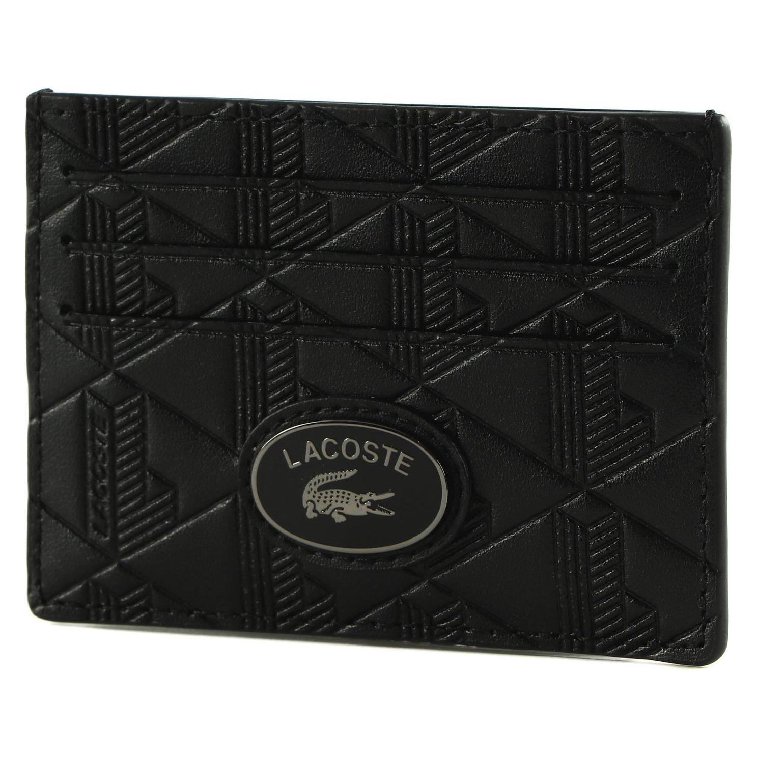 Lacoste, Herren, Portemonnaie, Nomogramme Cc Holder, Schwarz