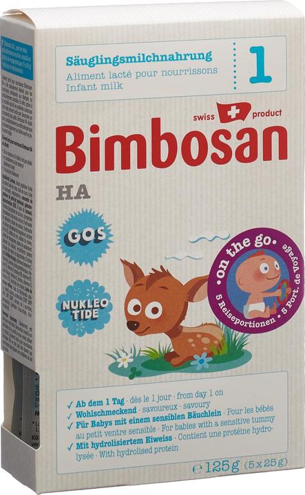 Actual product image Bimbosan HA 1 (125 g, from birth)