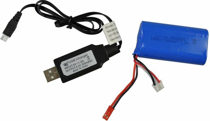 Produktbild Amewi Mercedes-Benz Feuerwehr Elektro Brushed Einsatzfahrzeug 4WD 1:18 RTR (RTR Ready-to-Run)