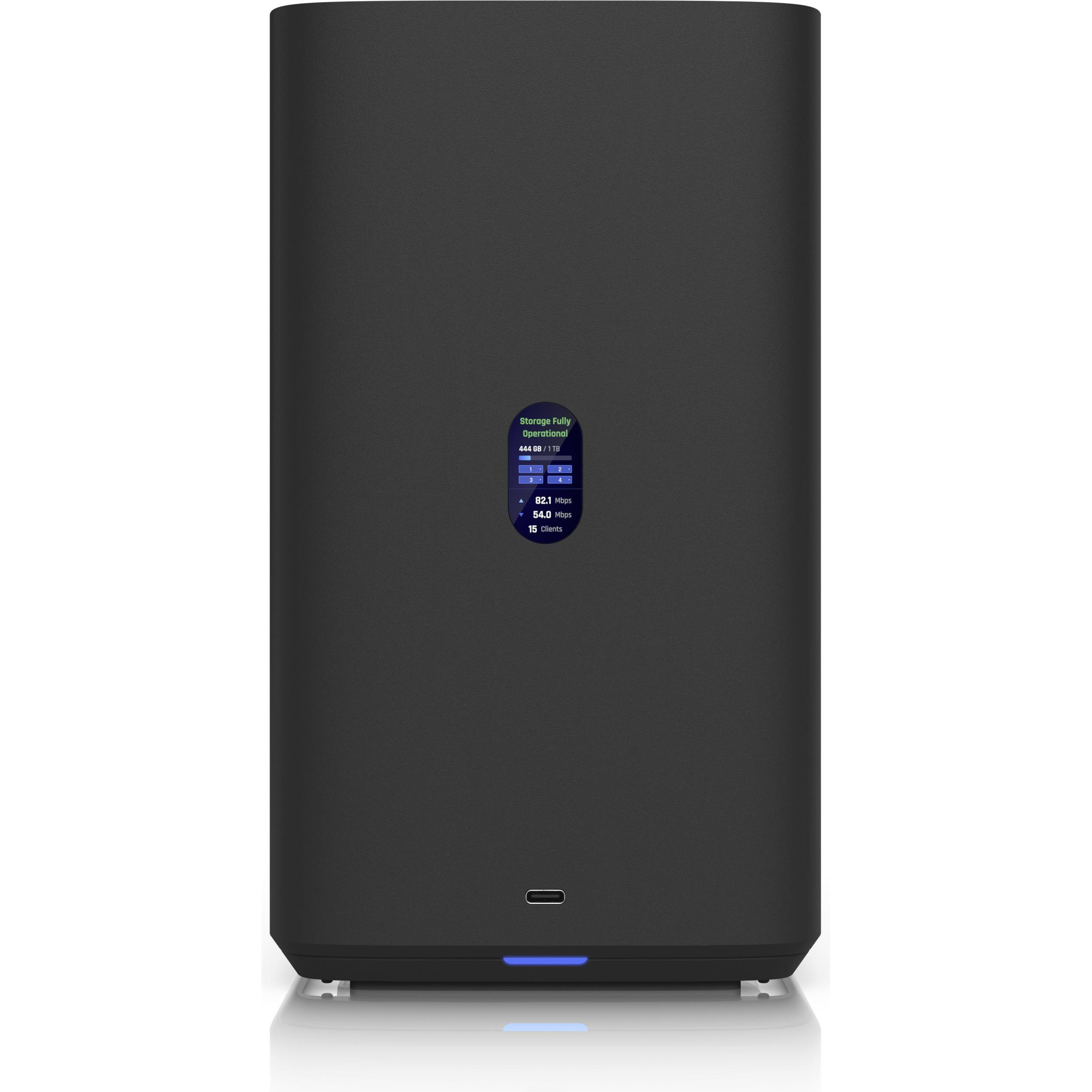 Ubiquiti UniFi UNAS 4 Schwarz, NAS, Schwarz
