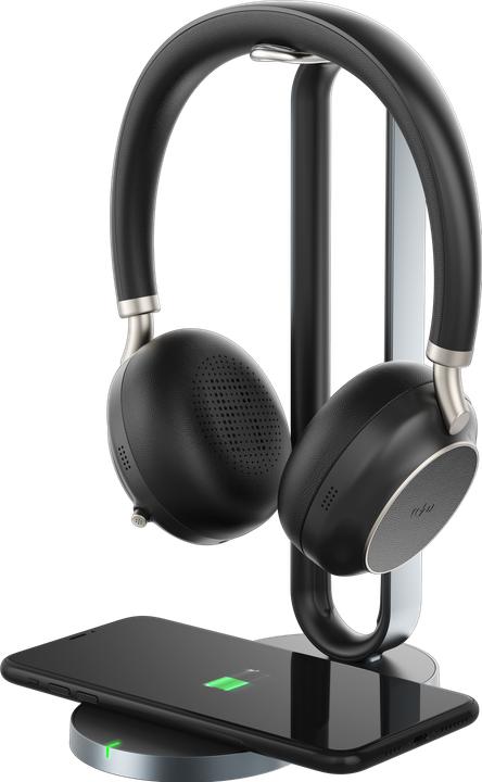 Actual product image Yealink Bh76teams W Chrgstand Blk USB-A (Wireless, USB-A, Microsoft teams)