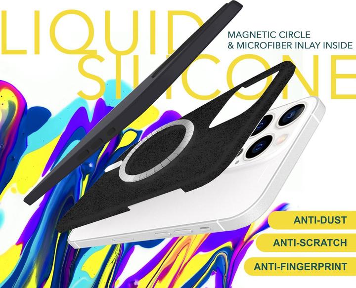 Produktbild Nalia Liquid Silikon MagSafe Hülle (Apple iPhone 15 Pro Max)