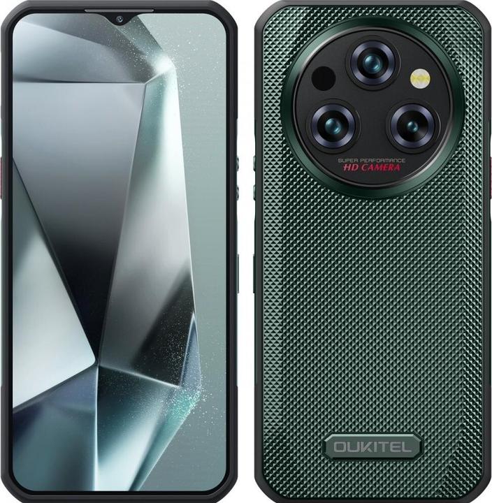 Produktbild Oukitel Smartphone WP35S 6/256 11000mAh DS. Grün (256 GB, Grün, 6.56", Dual SIM, 4G)