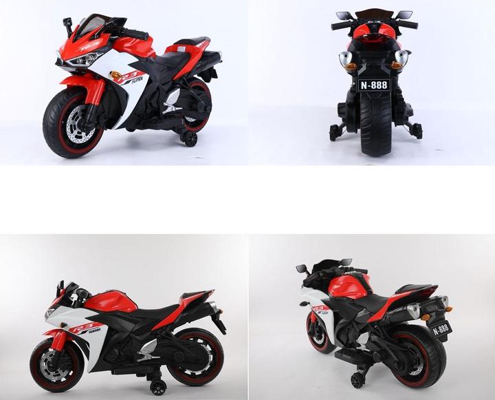 Immagine prodotto Es-toys Moto elettrica per bambini 888 (12 V)