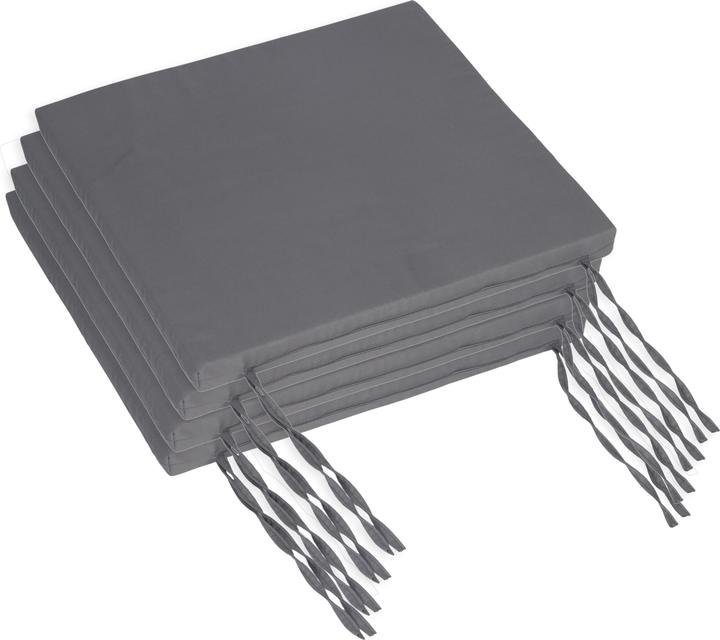 Relaxdays 4x Stuhlkissen (40 x 40 cm)