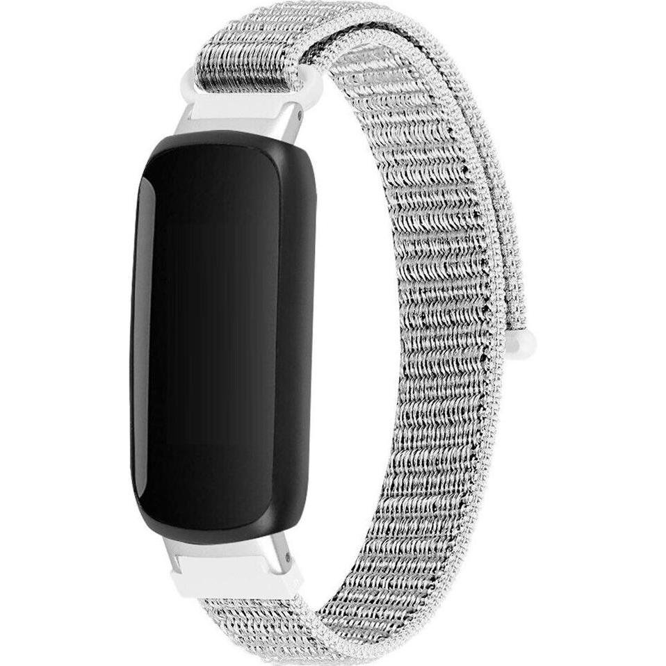 Strap-it Armband (Nylon, Inspire 3), Uhrenarmband, Grau