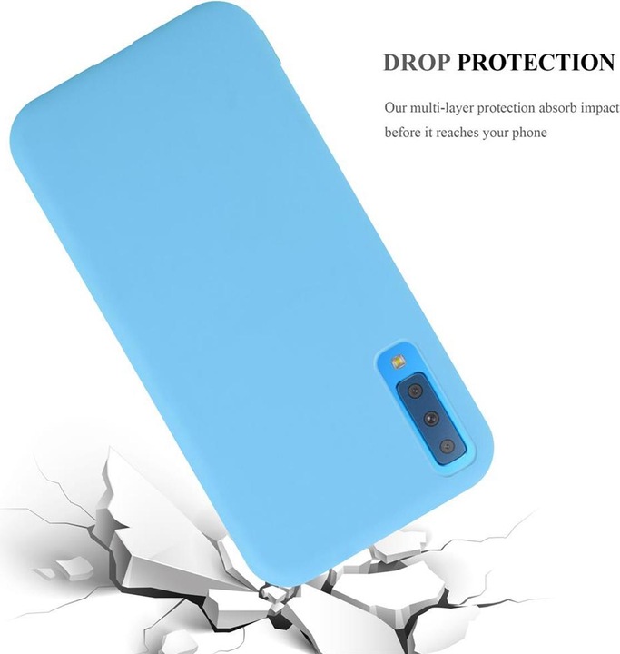 Image du produit Cadorabo Couverture TPU Candy (Samsung Galaxy A7 (2018))