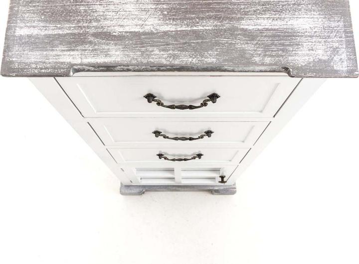 Image du produit CLP Commode Parana, blanc (38 x 27.50 x 93.50 cm)