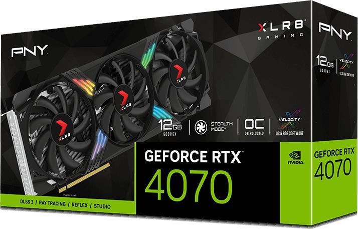 Produktbild PNY GeForce RTX 4070 Gaming Verto Epic-x (12 GB)