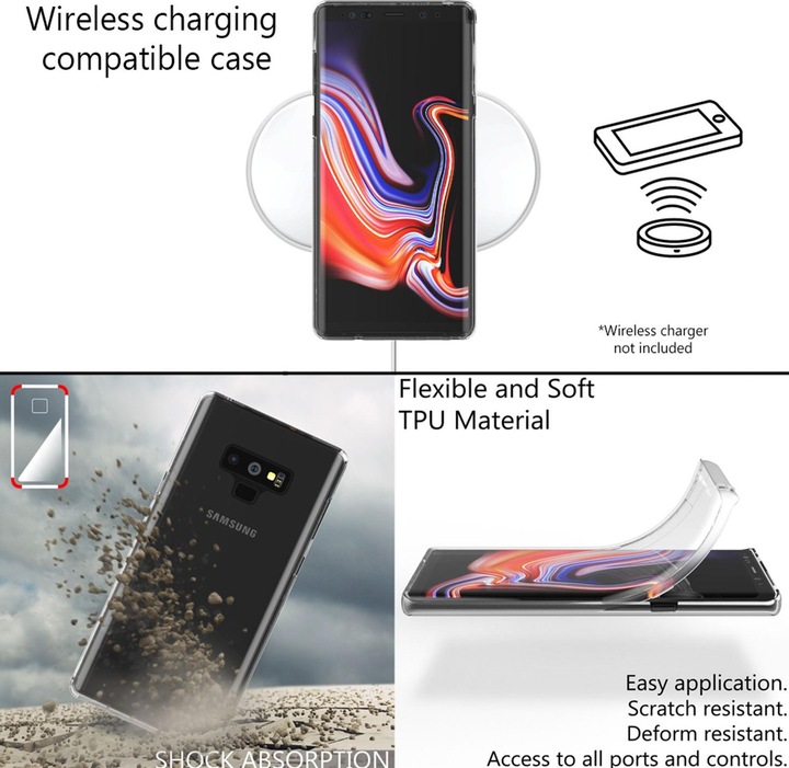 Produktbild Nalia 360 Grad Handyhülle (Samsung Galaxy Note 9)
