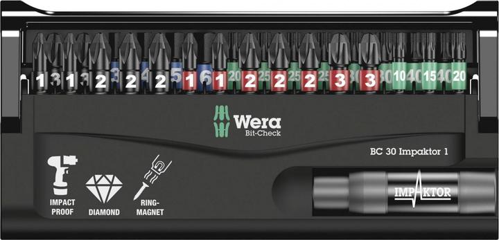 Immagine prodotto Wera Bit-Check 30 Impaktor 1 (1/4")