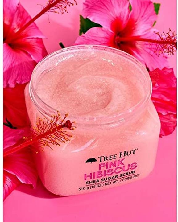 Actual product image Tree Hut Pink Hibiscus Shea Sugar Scrub 18 oz (510 ml)