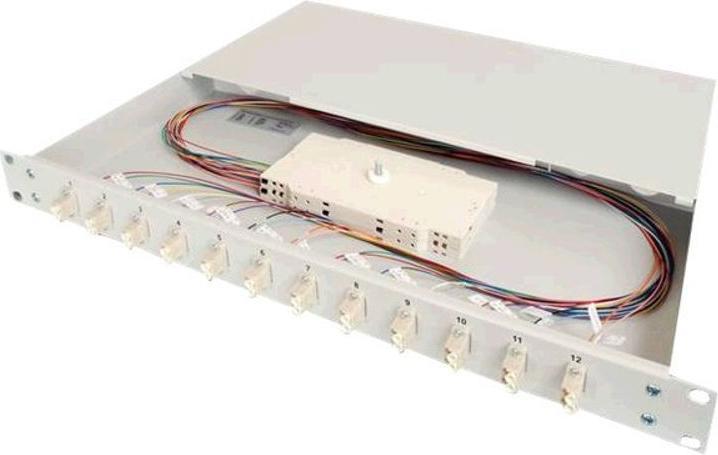 Produktbild Digitus LWL Spleissbox, bestückt, LC, OS2