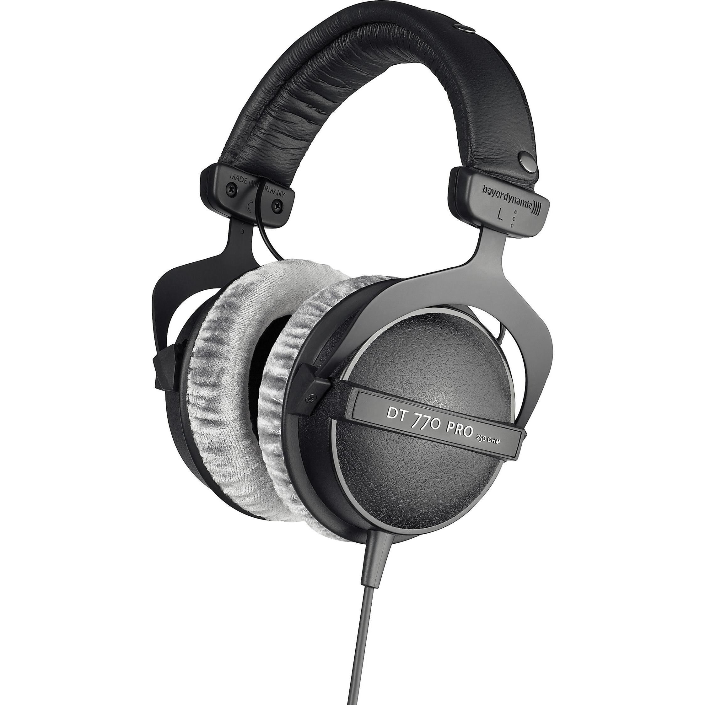 Beyerdynamic DT 770 Pro (keine Geräuschunterdrückung, Kabelgebunden), Kopfhörer, Schwarz