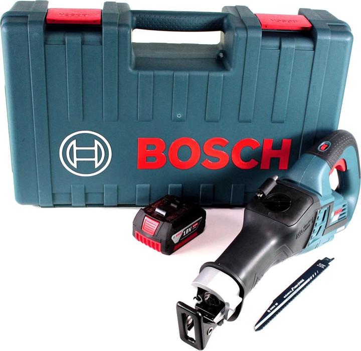 Actual product image Bosch Professional GSA 18V-32 Battery Reciprocating Saw 18V Brushless in Craftsman Case + 1x 4,0Ah Battery -