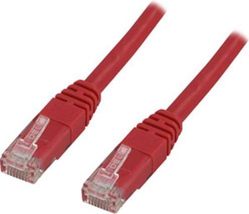 Image du produit Deltaco FTP Cat6 - 1m - 1 m - Cat6 - RJ-45 - RJ-45 - rouge (FTP, CAT6, 1 m)
